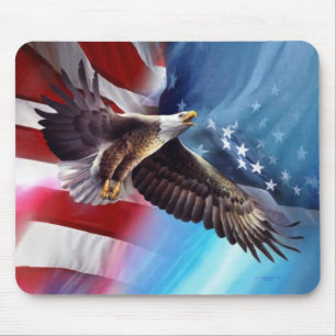 american eagle flying mouse mat
