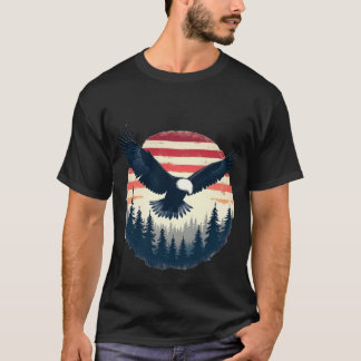 American Eagle Forest Sunset T-Shirt