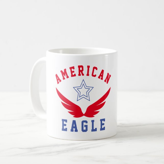AMERICAN EAGLE - FREEDOM COFFEE MUG (Front Left)