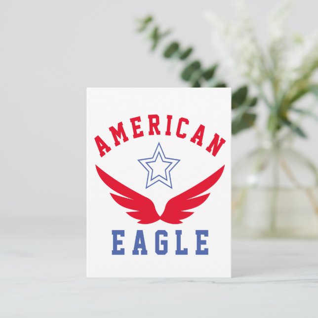 AMERICAN EAGLE - FREEDOM POSTCARD (Standing Front)