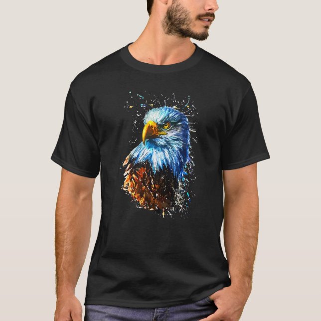 American Eagle Hand Painted Eagle T-Shirt (Front)