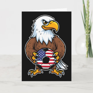 American Eagle Holding Soccer Ll Player _1  Card