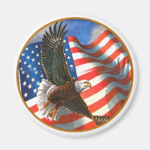 American Eagle in Flight Magnet