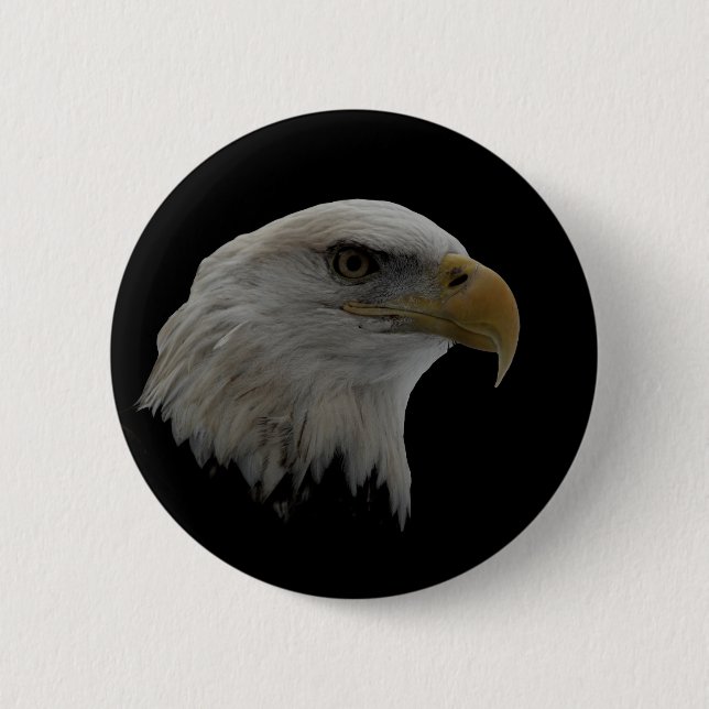 American Eagle Leadership Motivational 6 Cm Round Badge (Front)
