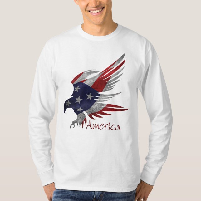 American Eagle M Long Sleeve T-Shirt (Front)