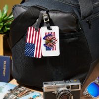 American Eagle on the American flag