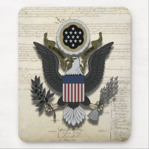 American Eagle on the Constitution Mouse Mat