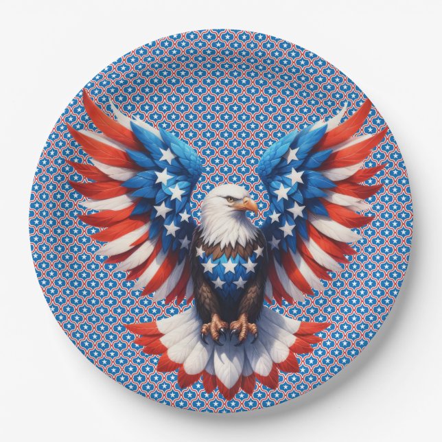 American Eagle   Paper Plate (Front)