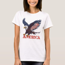 American Eagle Red, Blue and White