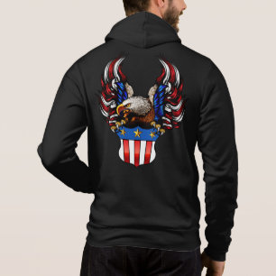 American Eagle, Red White & Blue, Patriot, Hoodie