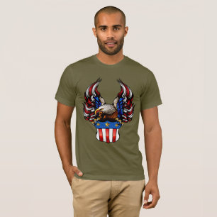 American Eagle, Red White & Blue, Patriot, T-Shirt