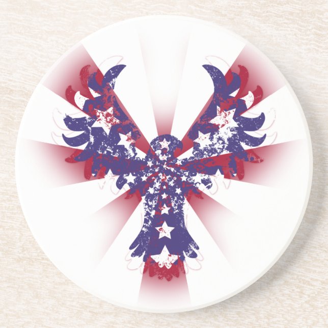 American Eagle Stars & Stripes Coaster (Front)