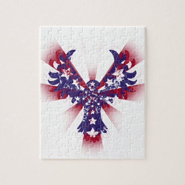 American Eagle Stars & Stripes Jigsaw Puzzle (Vertical)