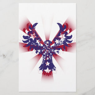 American Eagle Stars & Stripes Stationery