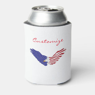 American Eagle Thunder_Cove Patriotic 4th of July Can Cooler