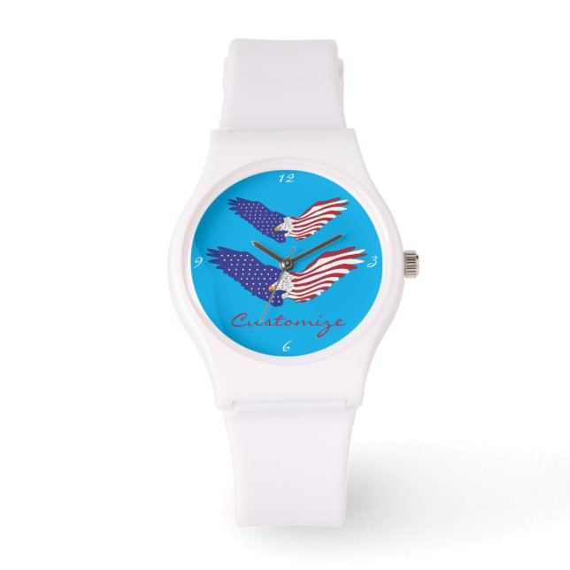 American Eagle Thunder_Cove Patriotic 4th of July Watch (Front)