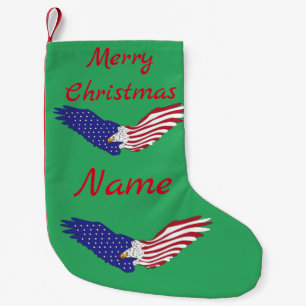 American Eagle Thunder_Cove Patriotic Small Christmas Stocking