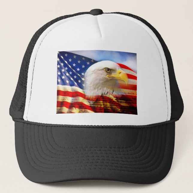 AMERICAN EAGLE TRUCKER HAT (Front)