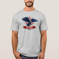 American Eagle with Flag Colours Stars & Stripes