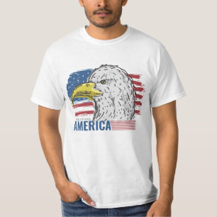 American Eagle with Flag  T-Shirt