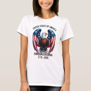 American Eagle with Flag Wings 1776-2026 T-Shirt