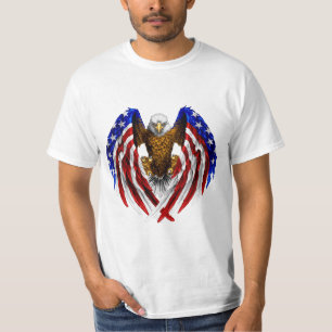 American Eagle with USA Flag on wings T-Shirt