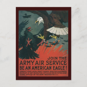American Eagle World War 2 Postcard