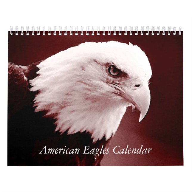 American Eagles - Birds & Animals Art Calendar (Cover)