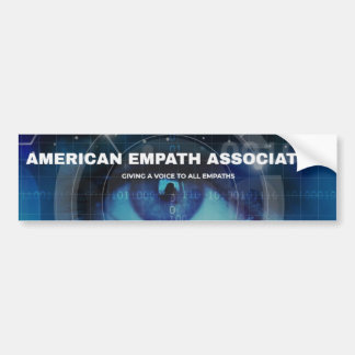 American Empath Association -- Get the message out Bumper Sticker