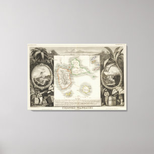 American empire canvas print