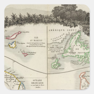 American empire square sticker