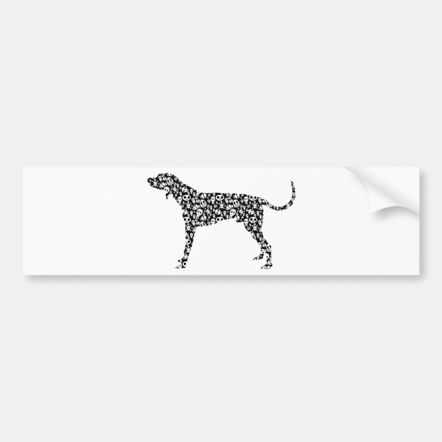 American English Coonhound Bumper Sticker (Front)
