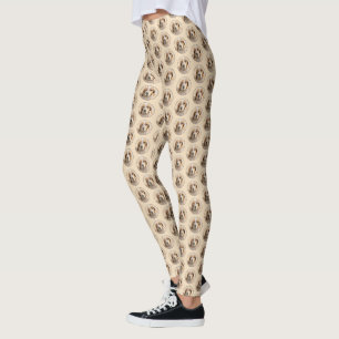 American English Coonhound Painting - Dog Art Leggings