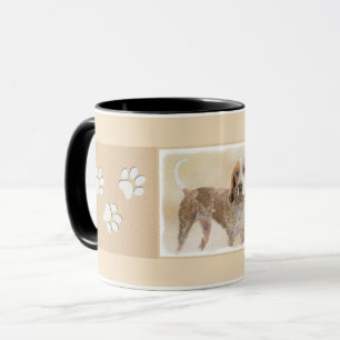 American English Coonhound Painting - Dog Art Mug
