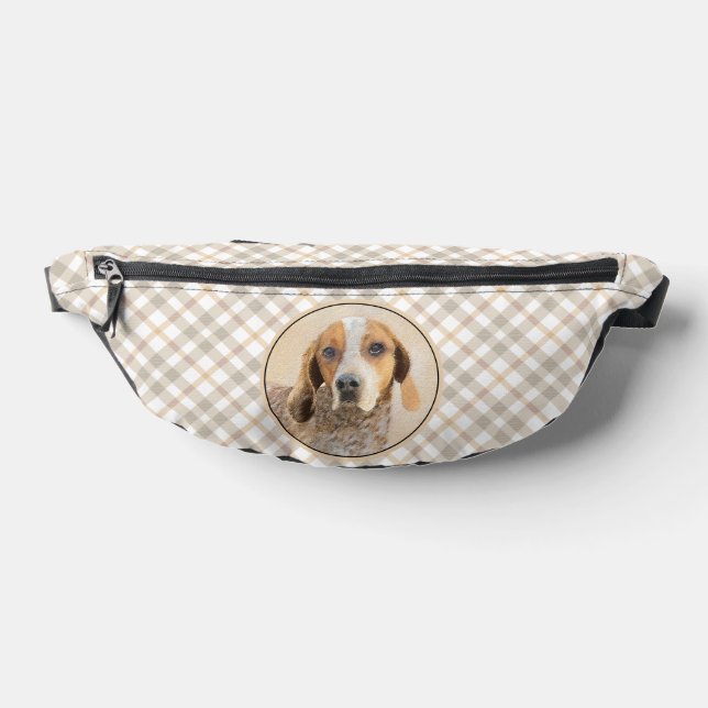 American English Coonhound Redtick Painting Dog Bum Bags (Lay Down)