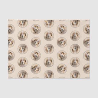American English Coonhound Redtick Painting Dog Tissue Paper