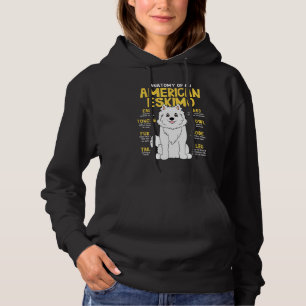 American Eskimo Anatomy Dog Mom Dad Cute Hoodie