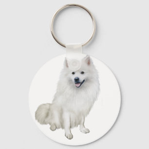 American Eskimo Dog (A) Key Ring