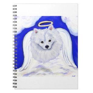 American Eskimo Dog Angel Notebook