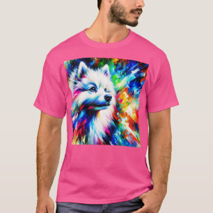 American Eskimo Dog Art T-Shirt
