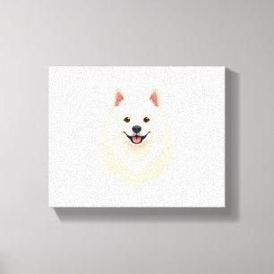 American Eskimo Dog Canvas Print