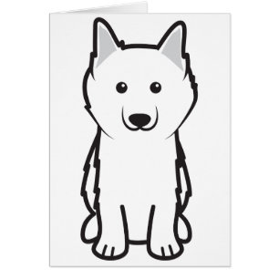 American Eskimo Dog Cartoon
