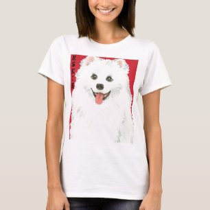 American Eskimo Dog Colour Block T-Shirt