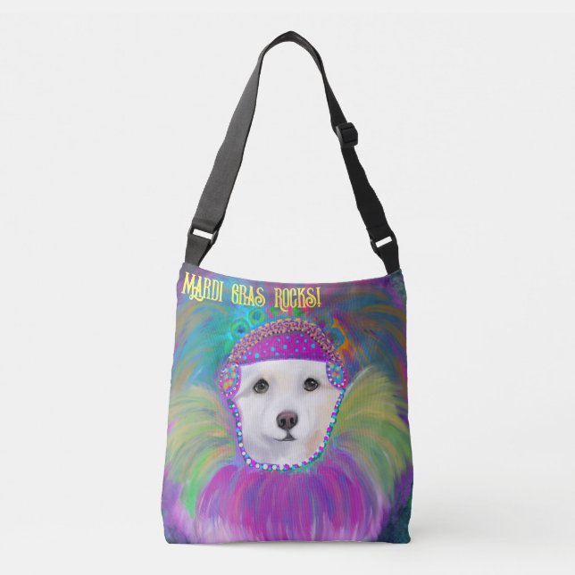 American Eskimo Dog Crossbody Bag (Front)