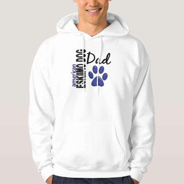 American Eskimo Dog Dad 2 Hoodie (Front)