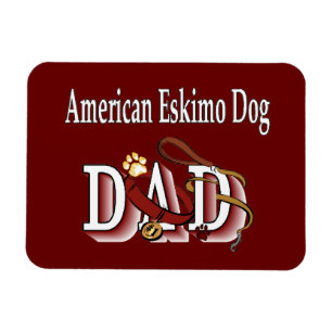 American Eskimo Dog DAD Magnet
