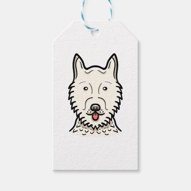 American Eskimo Dog Gift Tags (Front)