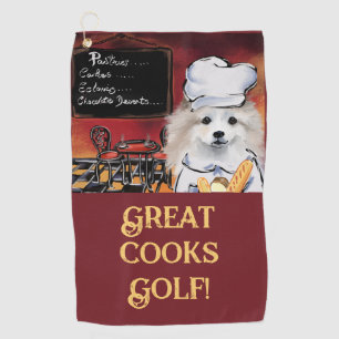 American Eskimo Dog Golf Towel