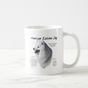 American Eskimo Dog History Design Coffee Mug