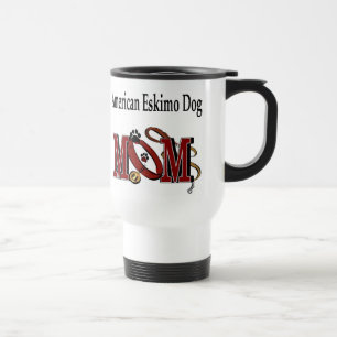 American Eskimo Dog MOM Travel Mug